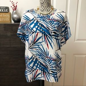 Leaf Print Blouse
